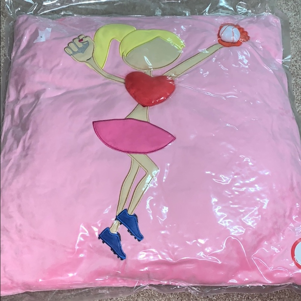 Custom Plush GIRL Power Pillow - Softball